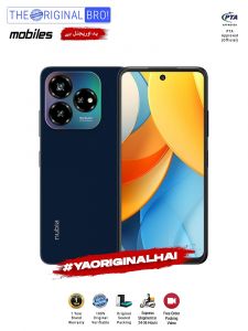 ZTE Nubia V60 Design - 6GB RAM - 256GB Storage - PTA Approved - 12 Months Warranty - Blue - The Original Bro Mobiles - TOB51